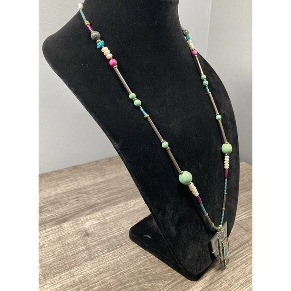 Artisan Handcrafted Lauren Pollaro Sterling Silver Mixed Media York Maine Art - Picture 4 of 10